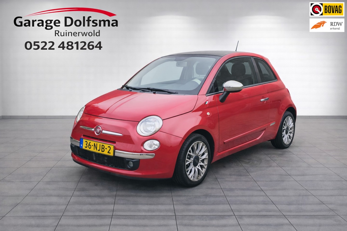 Fiat 500 C - 1.2 Lounge-CABRIOLET-AUTOMAAT- - AutoWereld.nl
