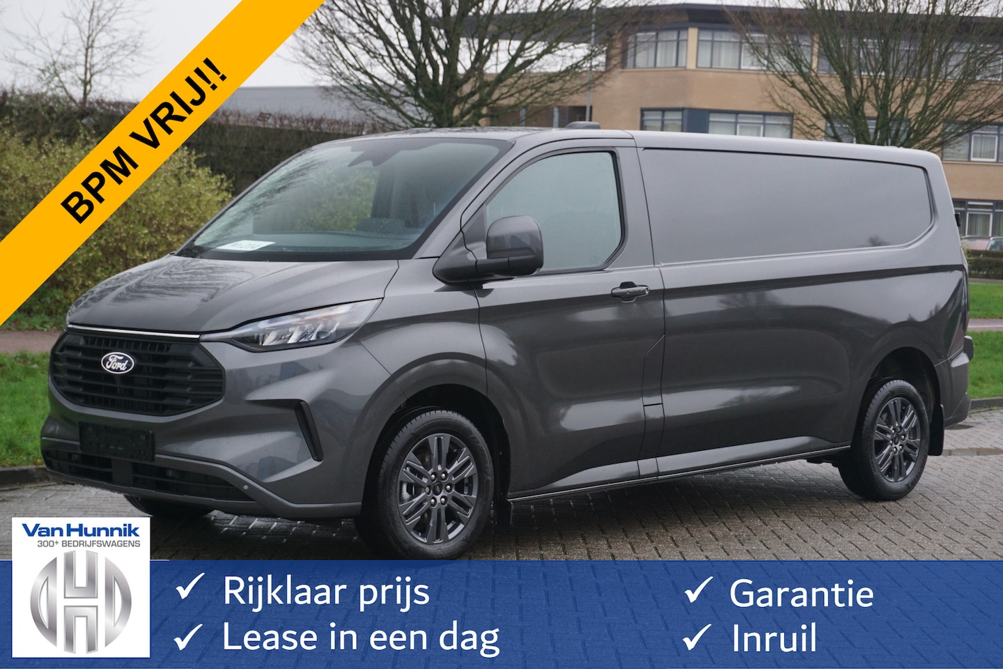 Ford Transit Custom - 320L 170PK Aut. Limited BPM VRIJ!! 13" Navi, Adap. Cruise, Camera, 17" LM, LED!! NR. 448 - AutoWereld.nl