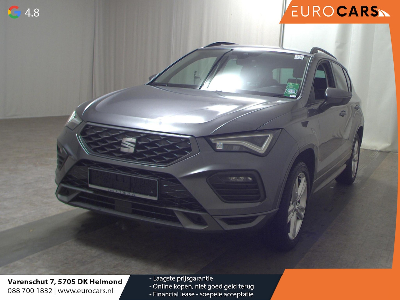 SEAT Ateca - 1.5 TSI FR Business Intense Airco ECC Navi Carplay PDC VA + Camera Adaptive Cruise Control - AutoWereld.nl