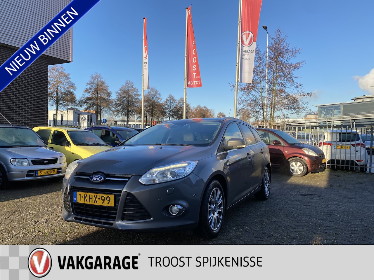 Ford Focus Wagon - 1.6 TDCI ECOnetic Lease Titanium 1.6 TDCI ECOnetic Lease Titanium,Apk 5/2026,Navigatie,Spraakbediening,Parkeerassistent,Cli - AutoWereld.nl