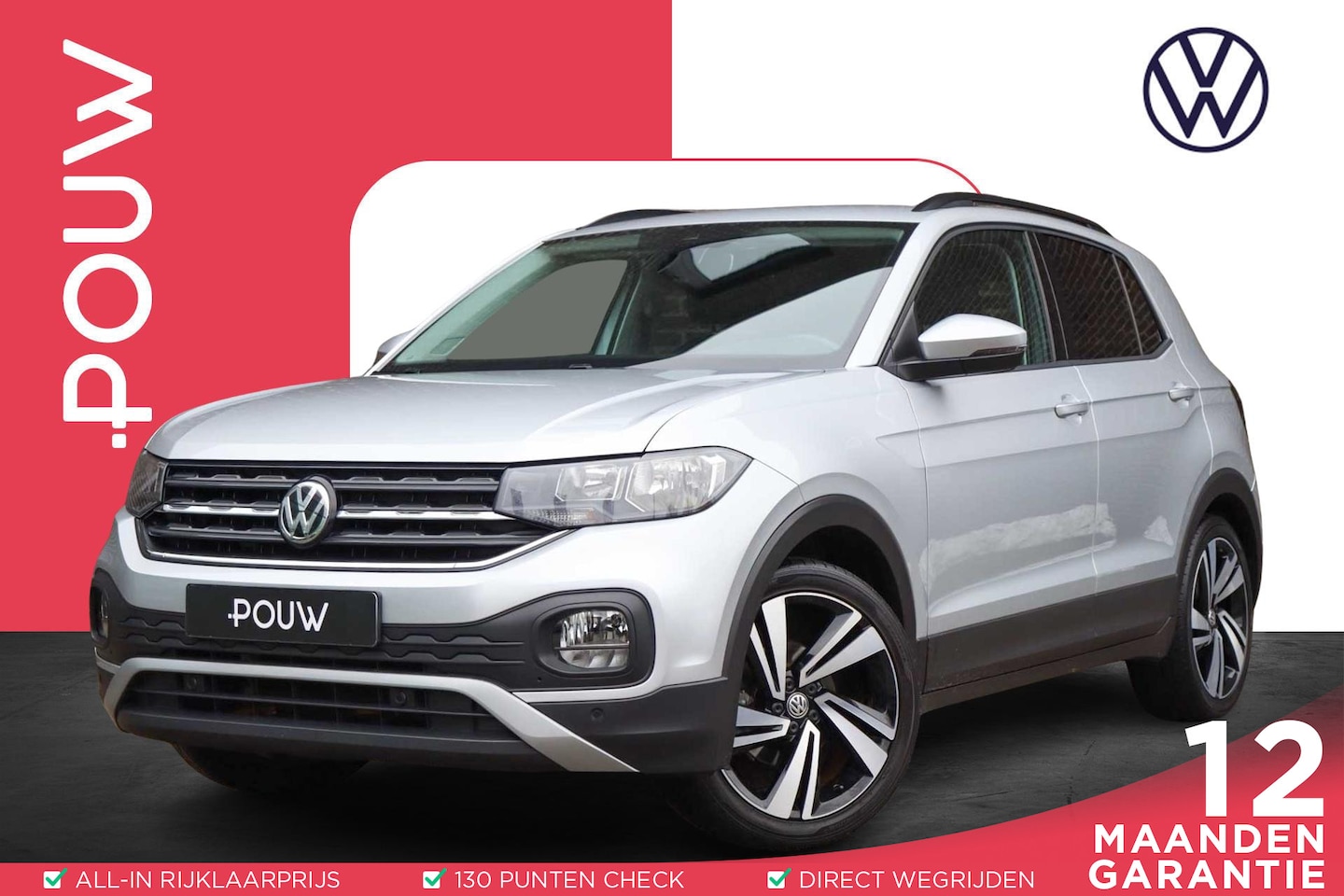 Volkswagen T-Cross - 1.0 TSI 95pk Life | Trekhaak | Navigatie | Volautomatische Airconditioning - AutoWereld.nl