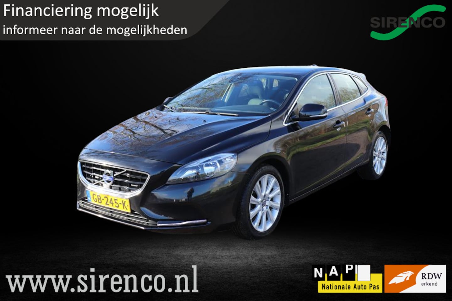 Volvo V40 - 1.6 T4 180pk |climate & cruise control | trekhaak | automaat | bluetooth | navigatie | vir - AutoWereld.nl