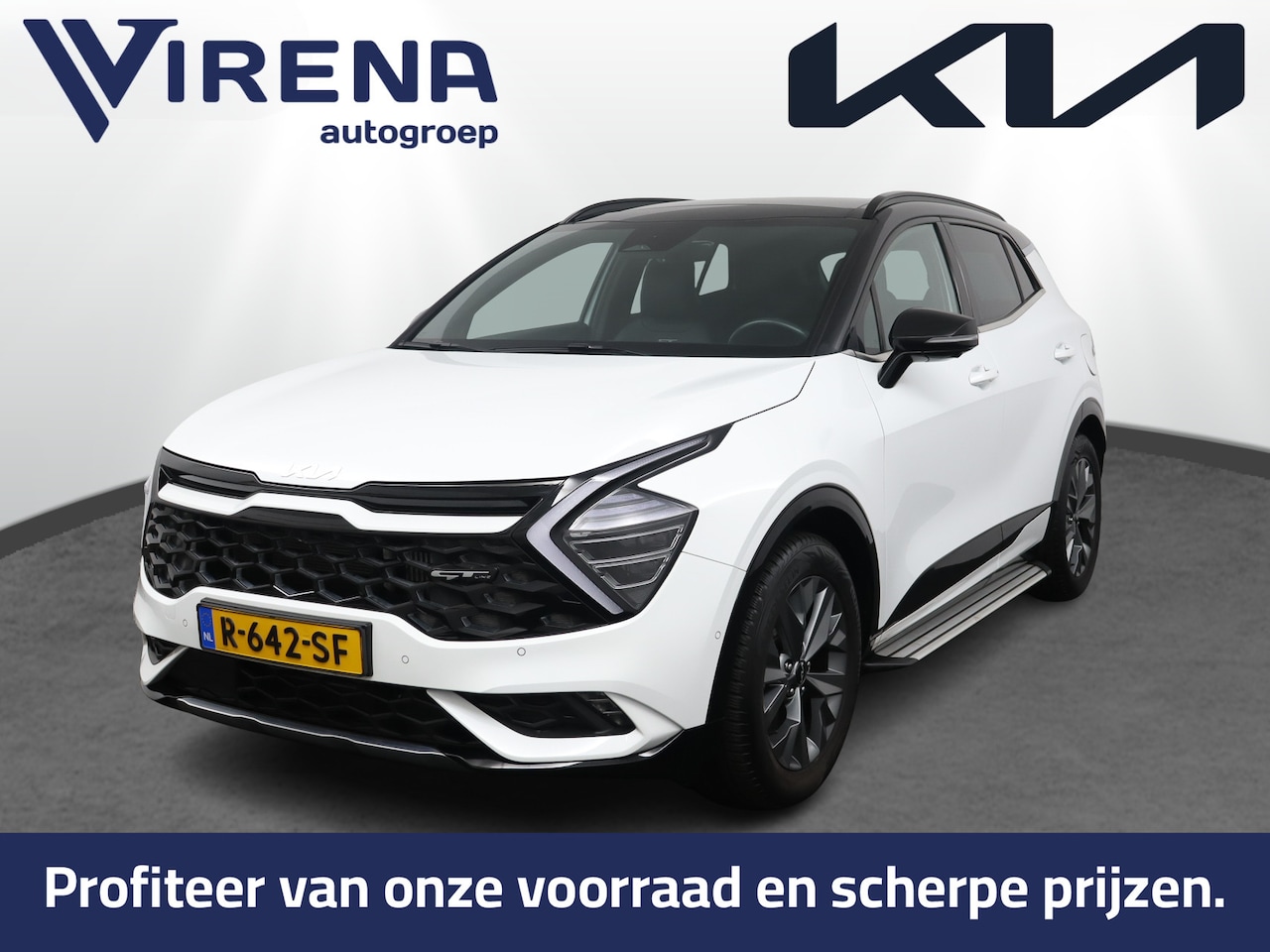 Kia Sportage - 1.6 T-GDi Hybrid GT-PlusLine Achterbank verwarmd - Airco -Apple Carplay/Android Auto - Cru - AutoWereld.nl