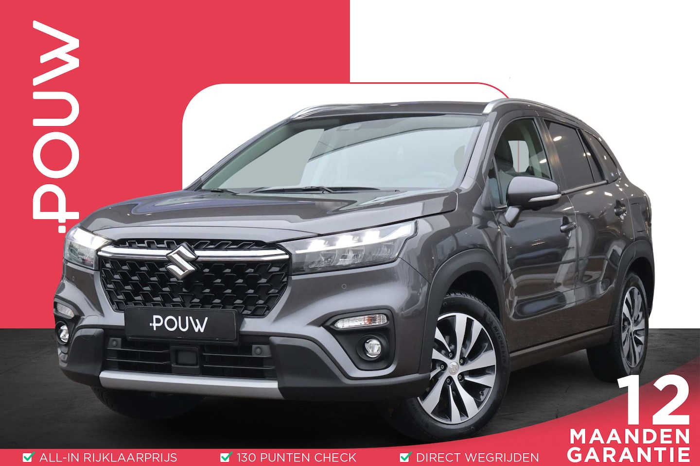Suzuki S-Cross - 1.5 Hybrid 116pk AUT Style | Trekhaak Afneembaar | 360 Camera | Navigatie | PDC - AutoWereld.nl