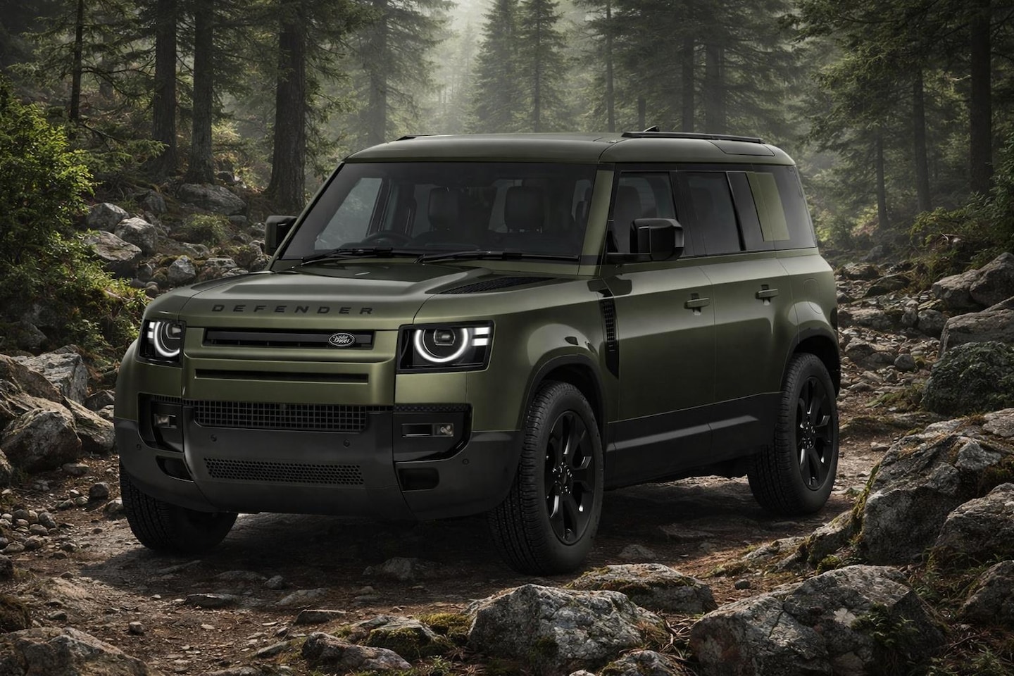 Land Rover Defender 110 - 2.0 P300e 110 S Forest Edition - AutoWereld.nl