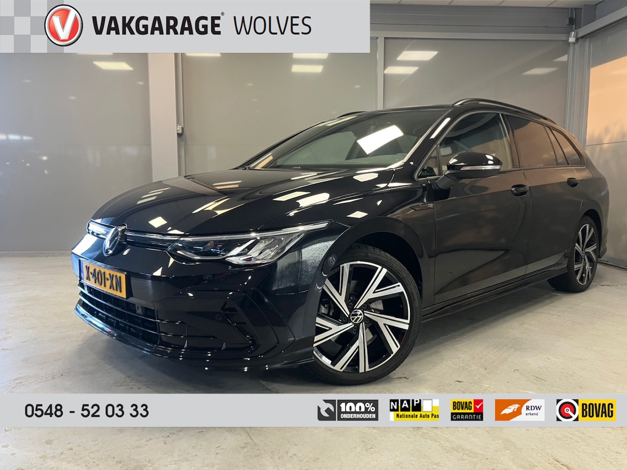 Volkswagen Golf Variant - 1.5 eTSI R-Line | LED | CAMERA | CAR PLAY | TREKHAAK WEGKLAPBAAR | - AutoWereld.nl