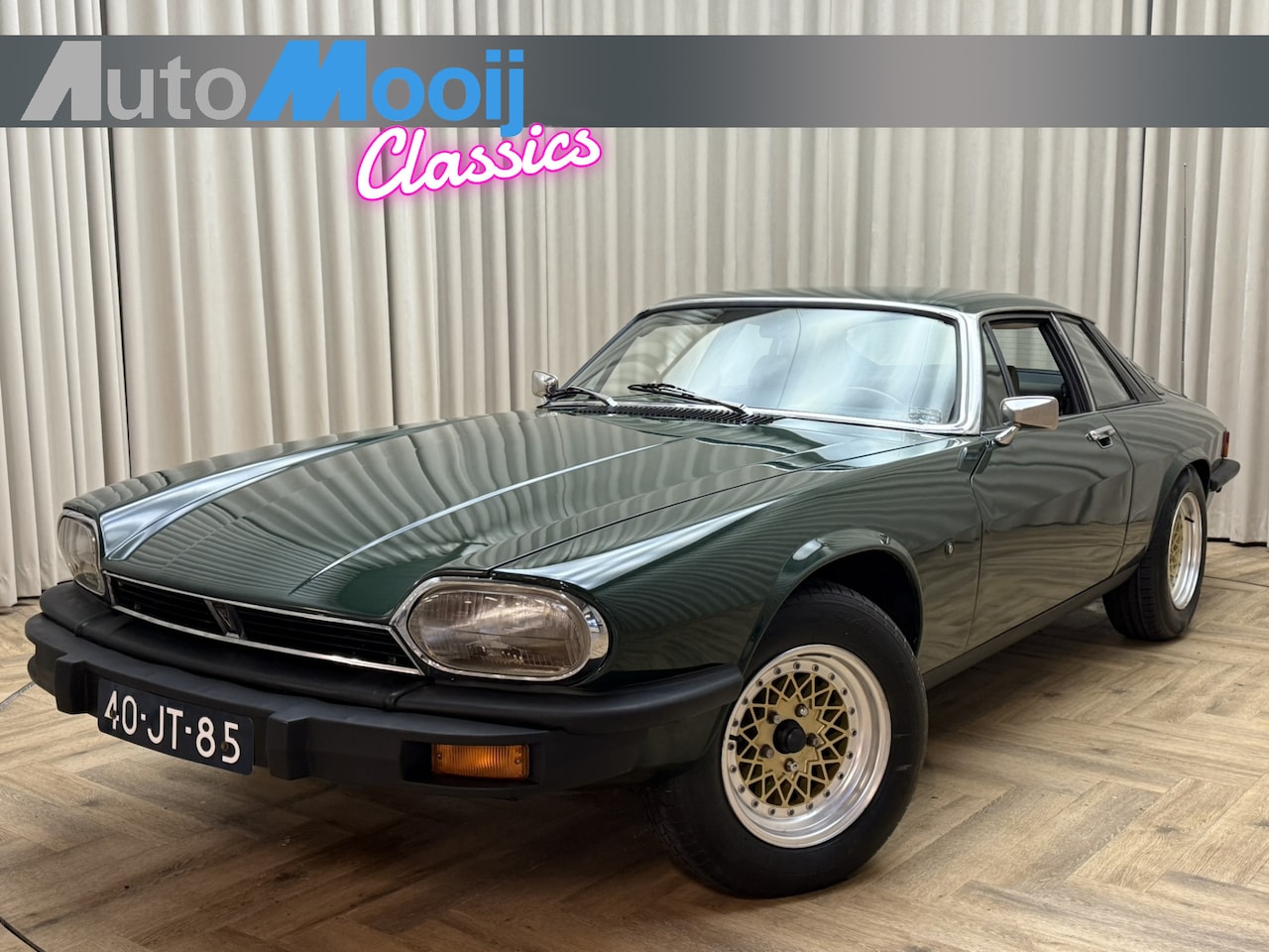 Jaguar XJS - 5.3 V12 Coupé / 296 PK / Origineel Nederlands / British Racing Green / APK 11-26 / Belasti - AutoWereld.nl