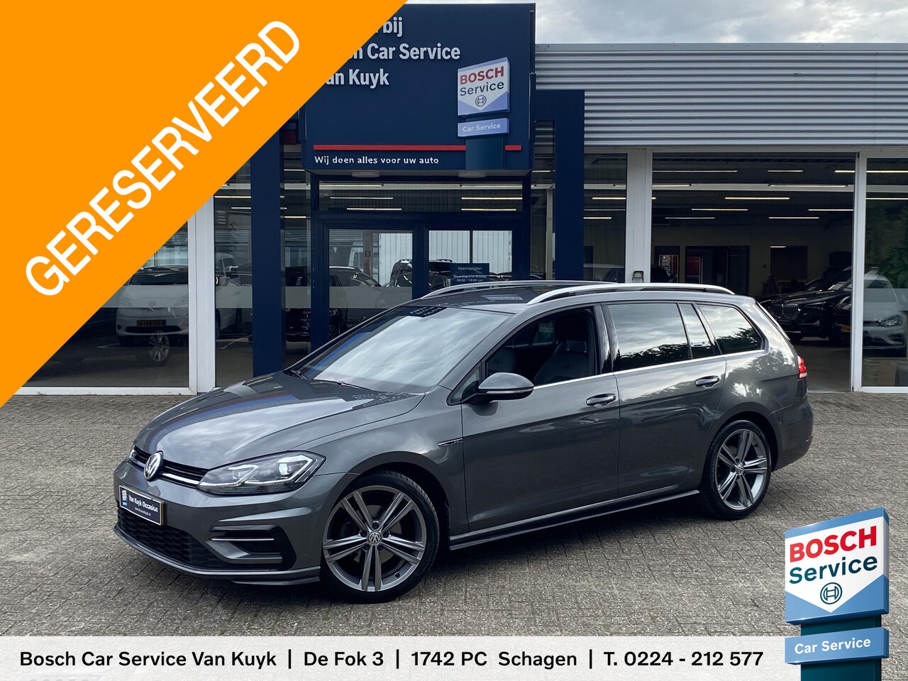 Volkswagen Golf Variant - 1.5 TSI Highline Business 3x R-Line / Automaat / NL-Auto / Adaptieve Cruise-Control / Clim - AutoWereld.nl