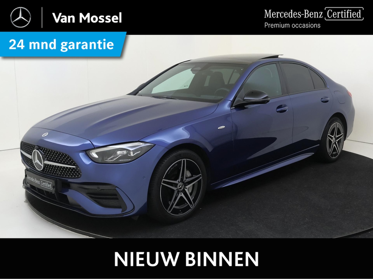 Mercedes-Benz C-klasse - 300 e Business Solution AMG Premium Plus /Panoramadak /Burmester /HUD /360 Camera /Memory - AutoWereld.nl