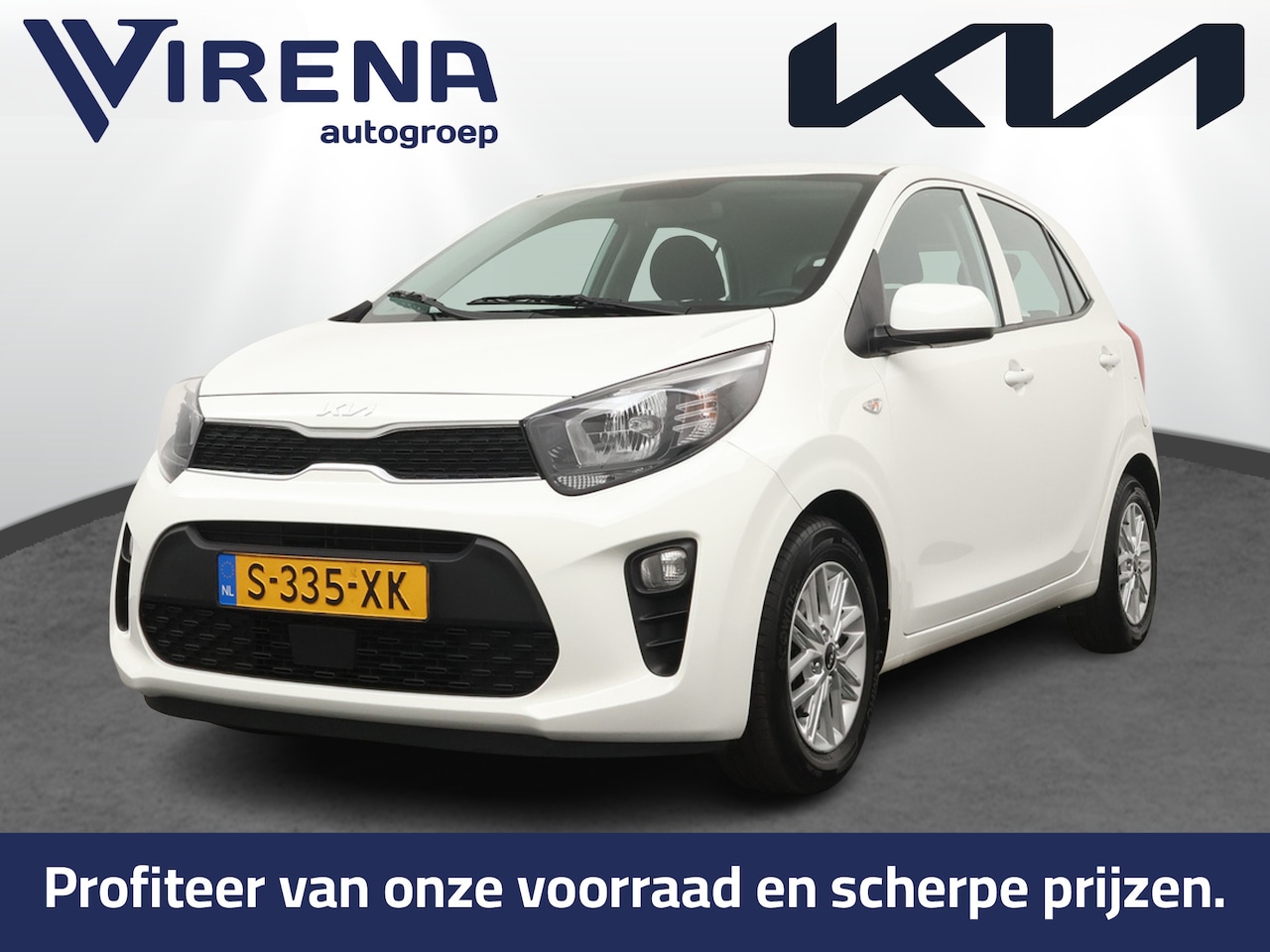 Kia Picanto - 1.0 DPi DynamicLine - Cruise Control - Airco - Apple/Android Carplay - Bluetooth - Fabriek - AutoWereld.nl