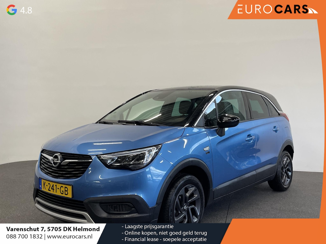 Opel Crossland X - 1.2 Turbo Edition 2020 Airco Trekhaak Navi Carplay PDC A Full LED DAB+ - AutoWereld.nl