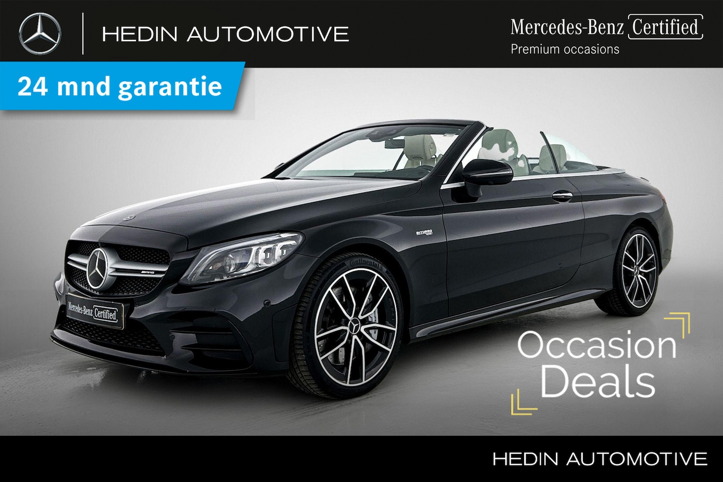 Mercedes-Benz C-klasse Cabrio - C 43 AMG Automaat 4MATIC | Premium Plus Pakket | AMG Nightpakket | AMG Ride Control Onders - AutoWereld.nl