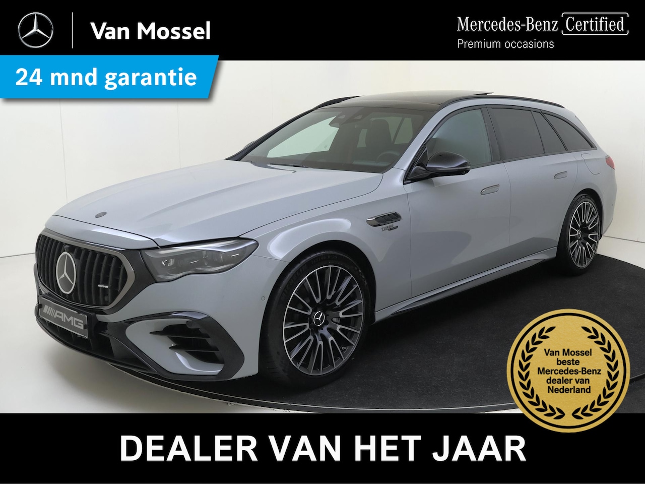 Mercedes-Benz E-klasse Estate - AMG 53 4MATIC+ / Premium/ Panoramadak/ Night 1+2/ Achterasbesturing/ - AutoWereld.nl
