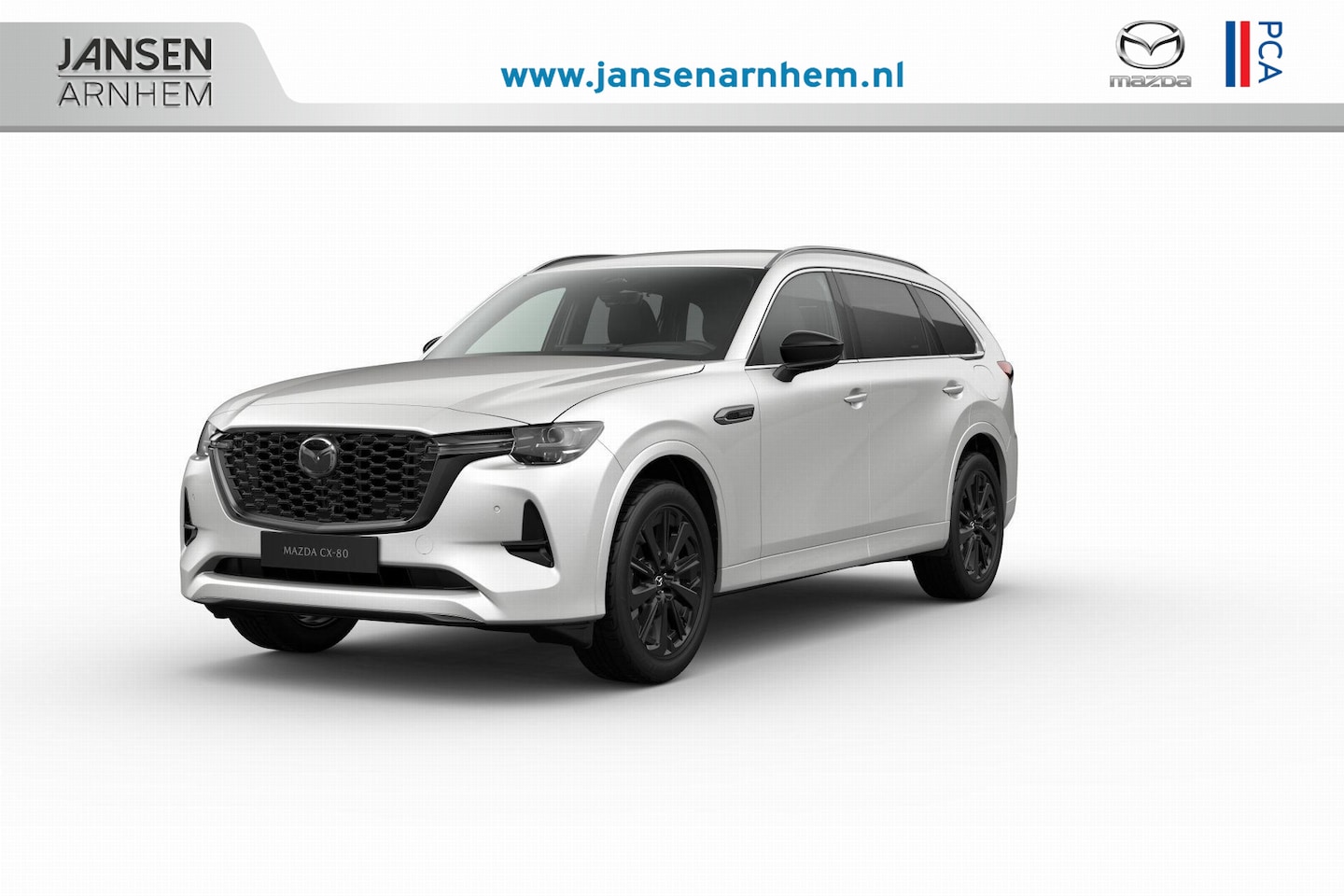 Mazda CX-80 - Homura | 12,3-inch TFT-kleurendisplay met bediening via centrale HMI Commander, touchscree - AutoWereld.nl