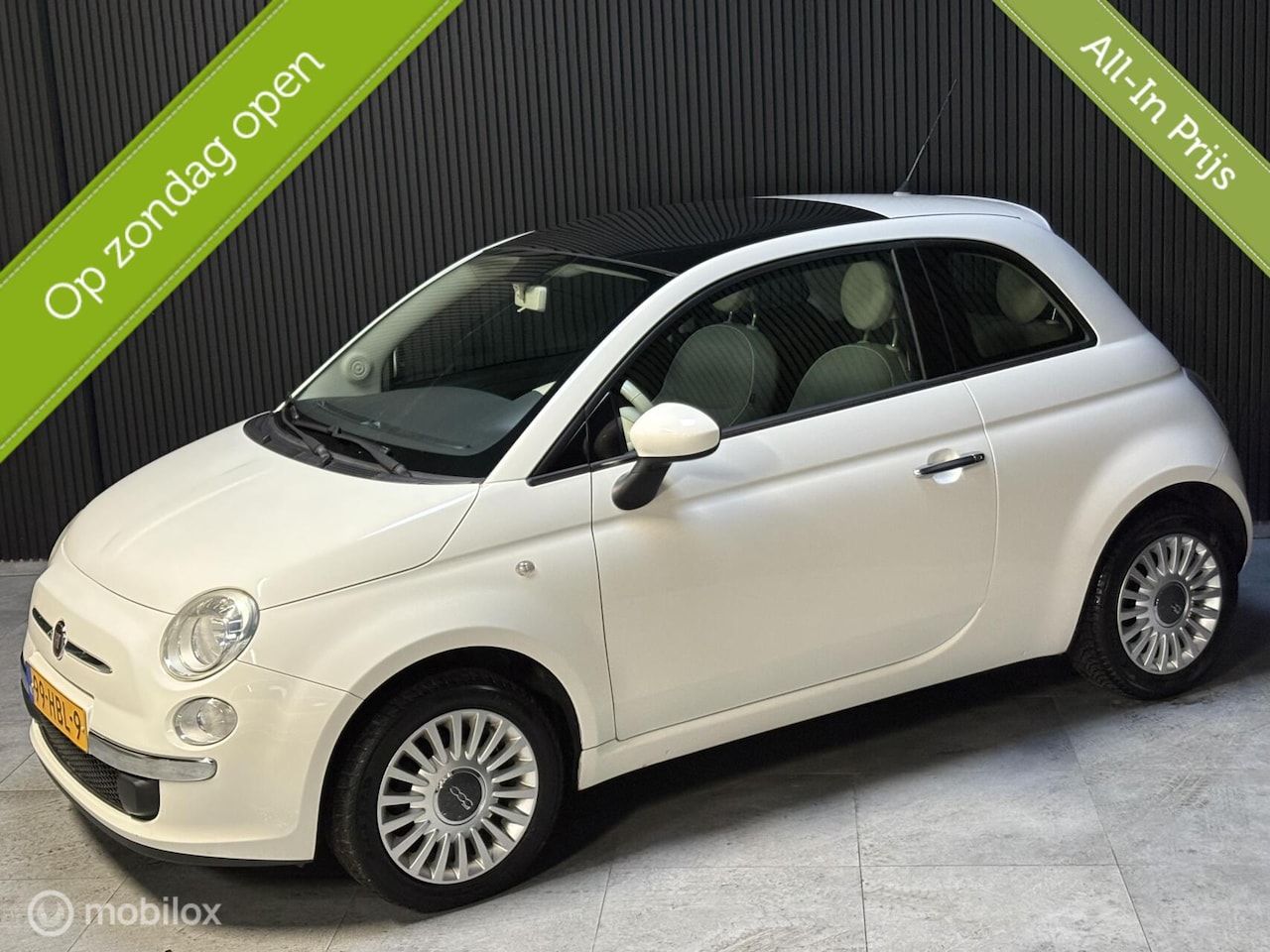 Fiat 500 - 1.2 Lounge - Pano - Airco - 1e Eig - - AutoWereld.nl