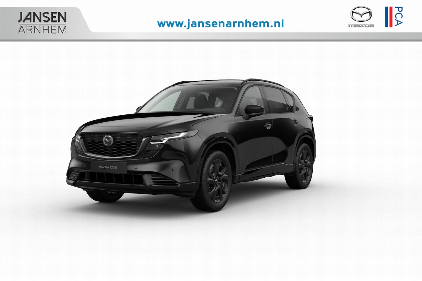 Mazda CX-5 - Homura - Tan lederen interieur & Panoramic Pack | 19-inch lichtmetalen velgen, Black | Ala - AutoWereld.nl