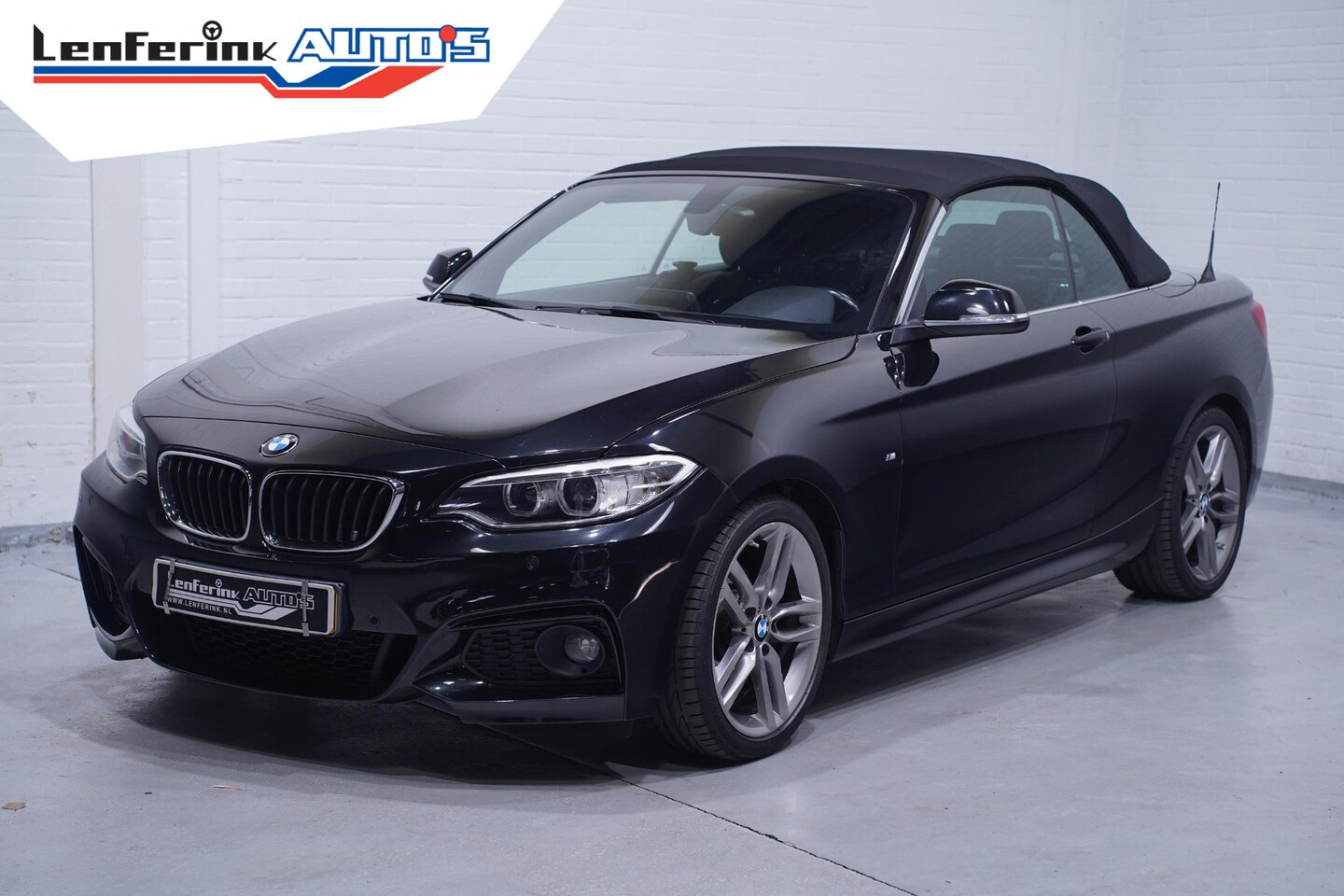 BMW 2-serie Cabrio - 218d High Executive Leder Navi Camera Bi-Xenon PDC v+a Stoelverwarming - AutoWereld.nl