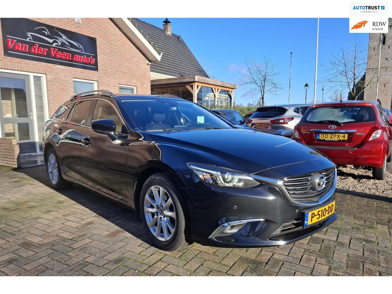 Mazda 6 Sportbreak - 2.0 SkyActiv-G 165 Skylease+. Zeer netjes, o.a. parkeersensoren, stoelverwarming, navi, bl - AutoWereld.nl
