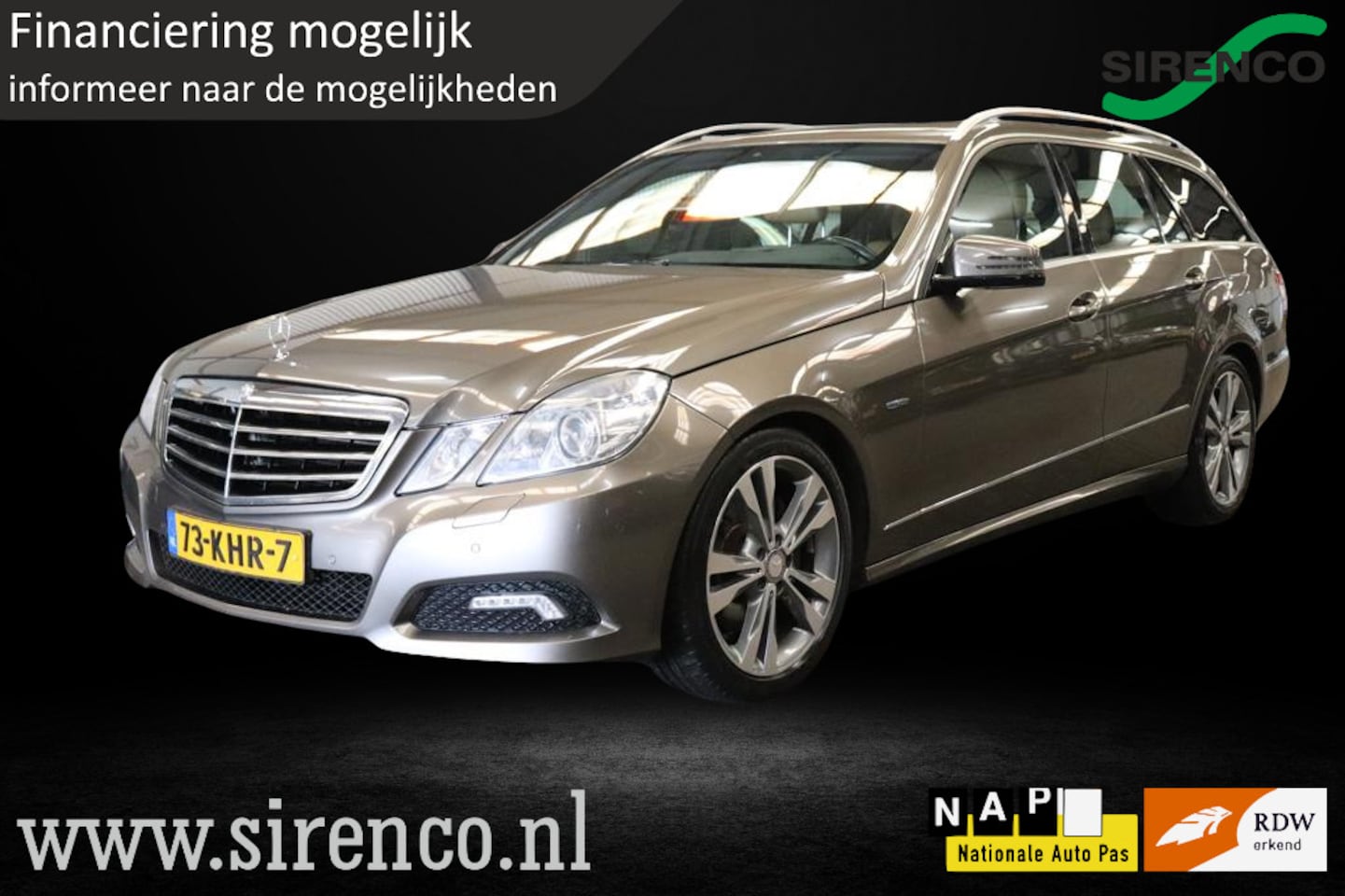 Mercedes-Benz E-klasse Estate - 350 CGI Avantgarde | leder | climate & cruise control | trekhaak | parkeersensor | - AutoWereld.nl