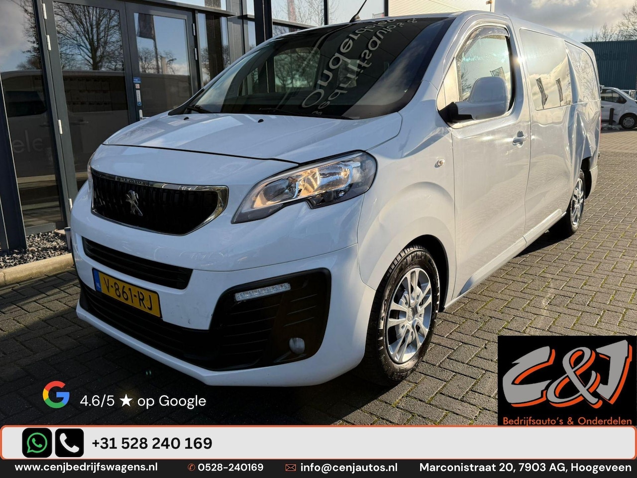 Peugeot Expert - 231L 2.0 BlueHDI 120 DC Premium airco cruise carplay - AutoWereld.nl