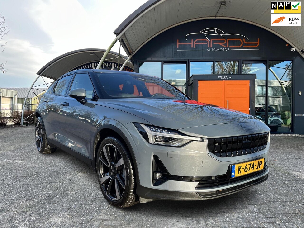 Polestar 2 - Long Range Dual Motor Launch Edition 78kWh 92% SOH Trekhaak Panorama Harman Rijklaarprijs! - AutoWereld.nl