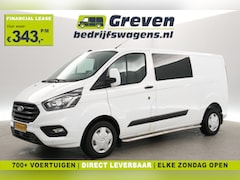 Ford Transit Custom - 2.0 TDCI L2H1 | Euro6 | DC | 6-Zits | Airco | Cruise | Carplay | Trekh. | Navi | Parkeerse