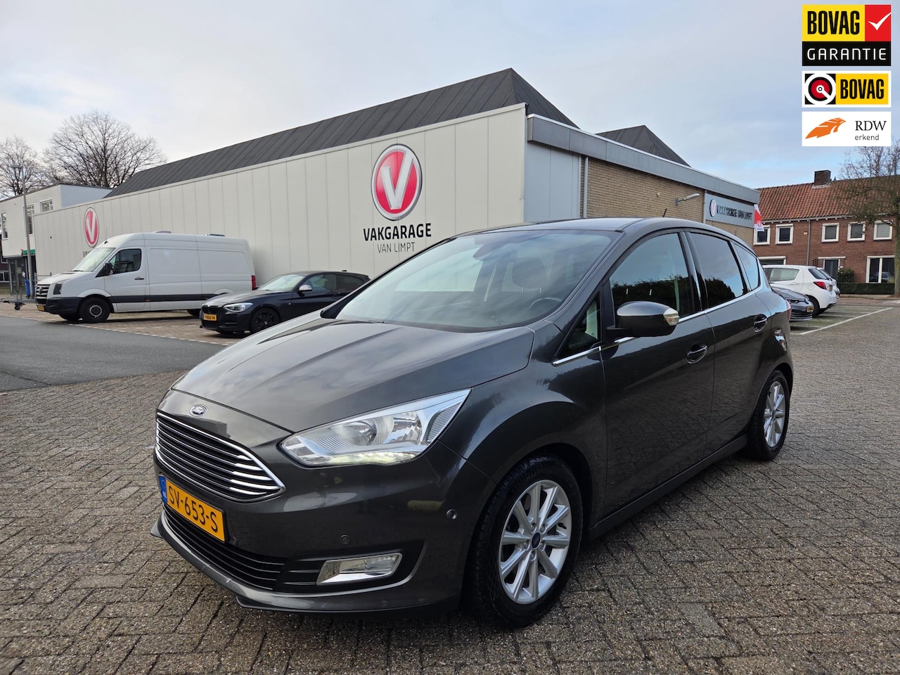 Ford C-Max - 1.5 Titanium Automaat | Elektrische Achterklep | Navigatie | Stoelverwarming | Stuurverwar - AutoWereld.nl