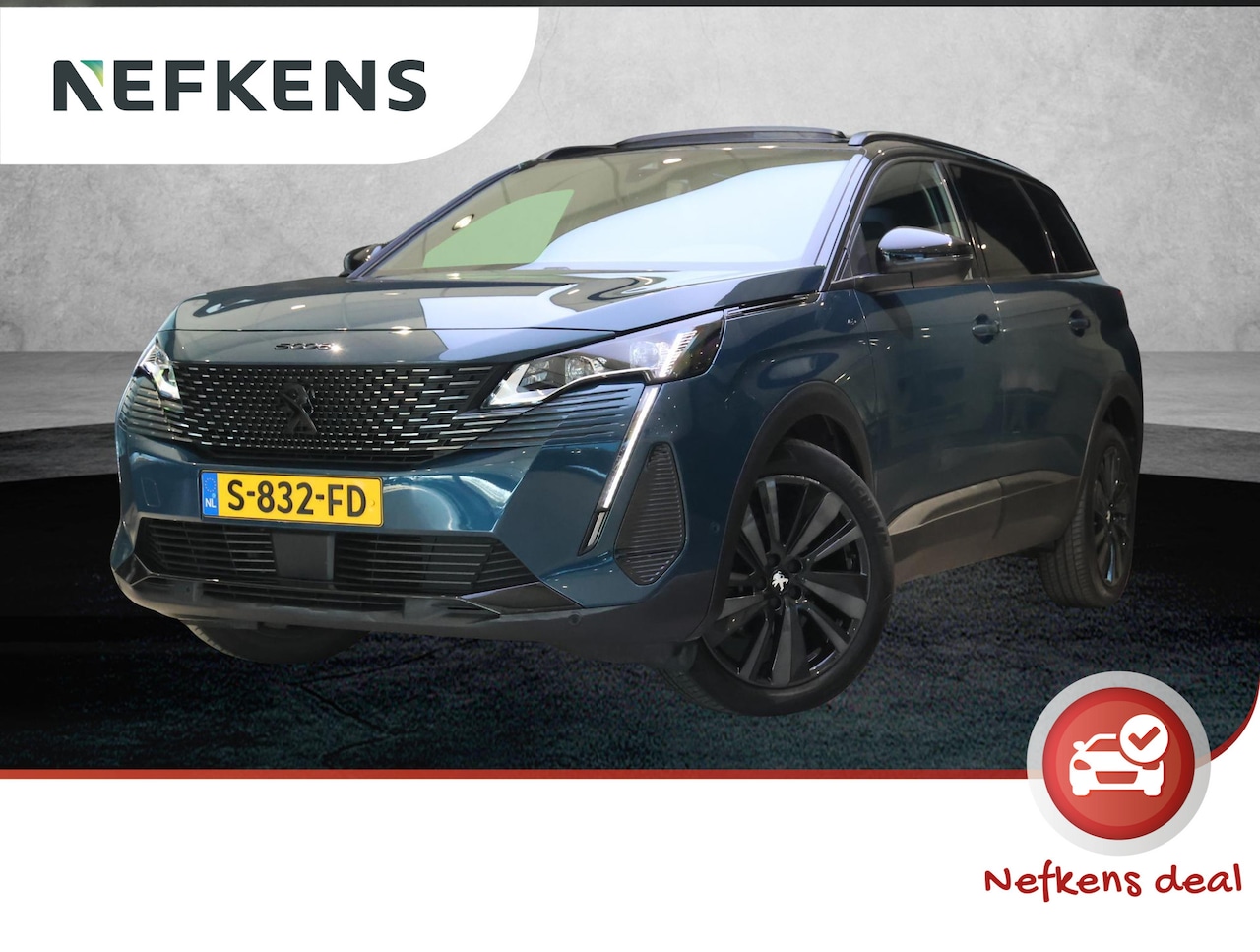 Peugeot 5008 - SUV GT 130 pk Automaat | Glazen dak | Black Pack | Keyless Entry | Camera | Keyless Entry - AutoWereld.nl