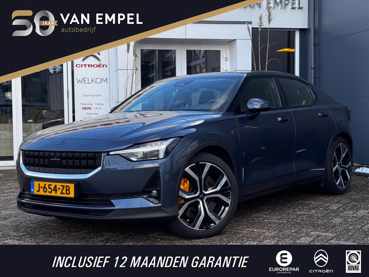 Polestar 2 - Long Range Dual Motor Launch Edition 78kWh | 98% SOH | Performance Pack | Pano | Trekhaak - AutoWereld.nl