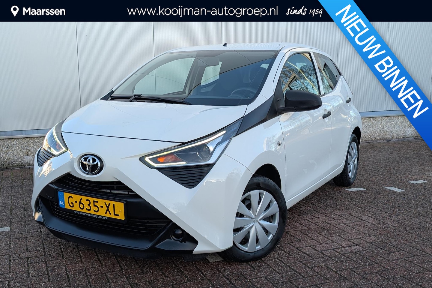 Toyota Aygo - 1.0 VVT-i x-fun NL-auto, boekjes compleet, airconditioning, uitstelbare zijruiten achter, - AutoWereld.nl