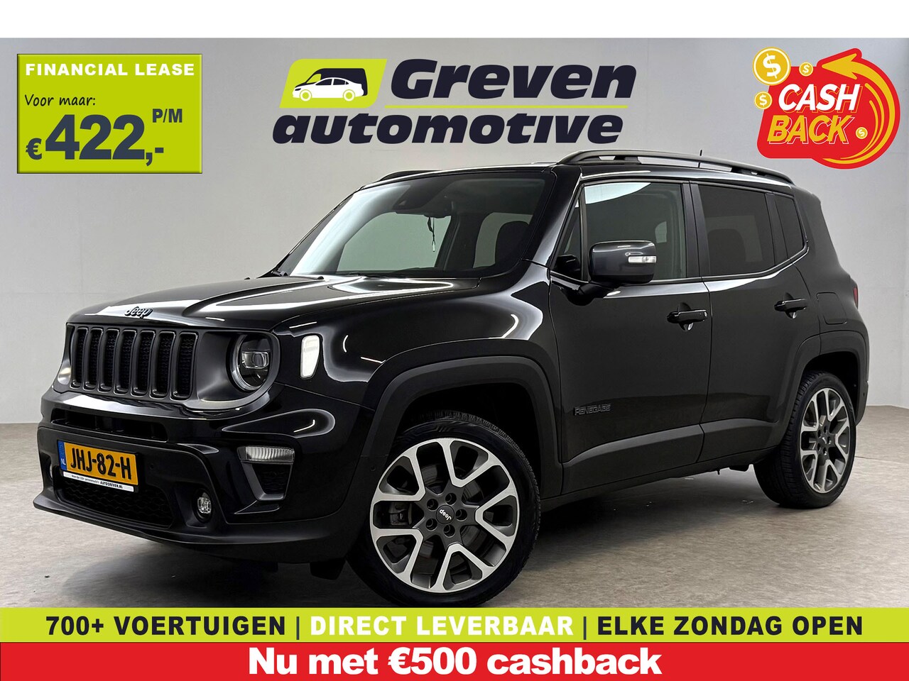 Jeep Renegade - 4xe 240PK Plug-in Hybrid Electric S | SOH: 97% | Camera | Stoel/stuurverw. | Navi | Adapti - AutoWereld.nl