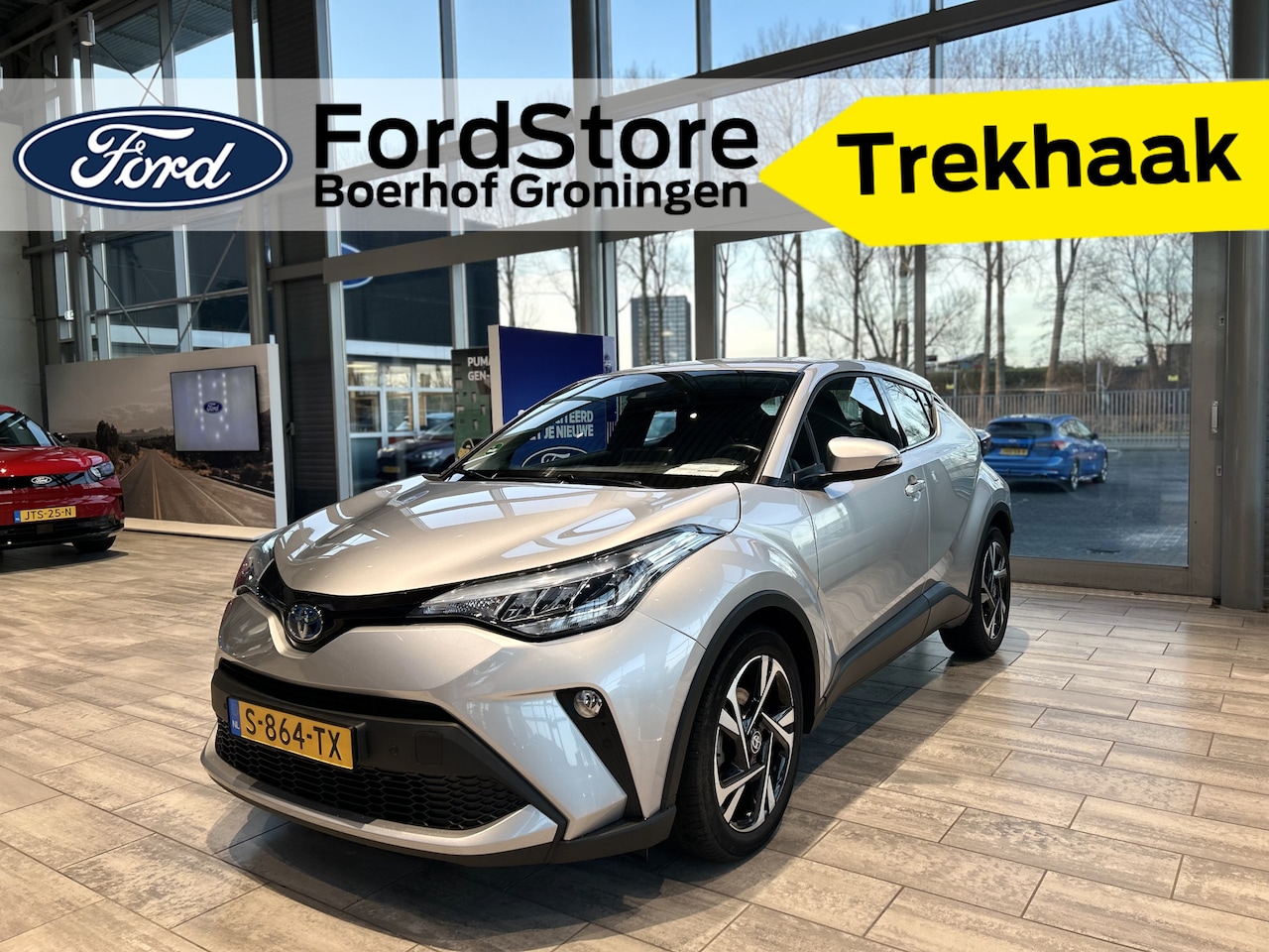 Toyota C-HR - 1.8 Hybrid 122pk Dynamic | Trekhaak | Adapt. Cruise | Camera | Dodehoek detectie | Garanti - AutoWereld.nl