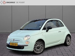 Fiat 500 - 0.9 TwinAir Turbo Cult | NL-auto | Pano | Cilma | Interscope Audio | Leder | Mint Groen