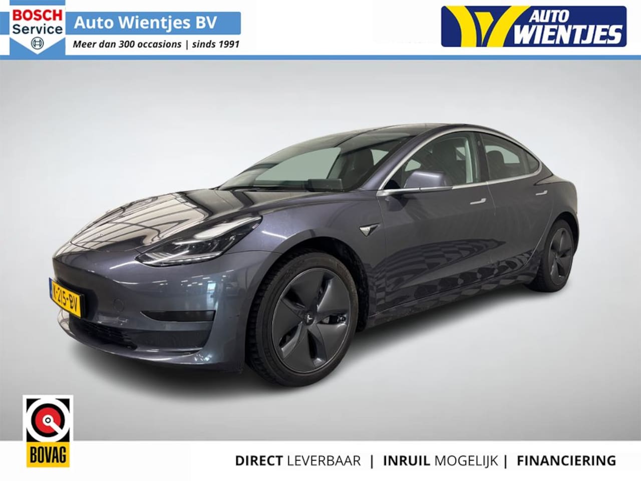 Tesla Model 3 - Standard RWD Plus 60kWh | Pano | Leer - AutoWereld.nl