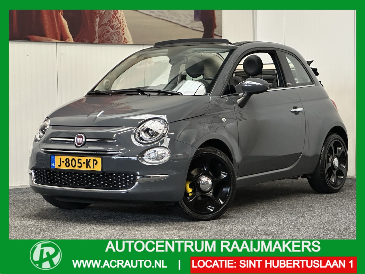 Fiat 500 C - 0.9 TWINAIR TURBO SPORT AIRCO CRUISE CONTROL BLUETOOTH TELEFOON MEDIA VOORBEREIDING 17" LI - AutoWereld.nl