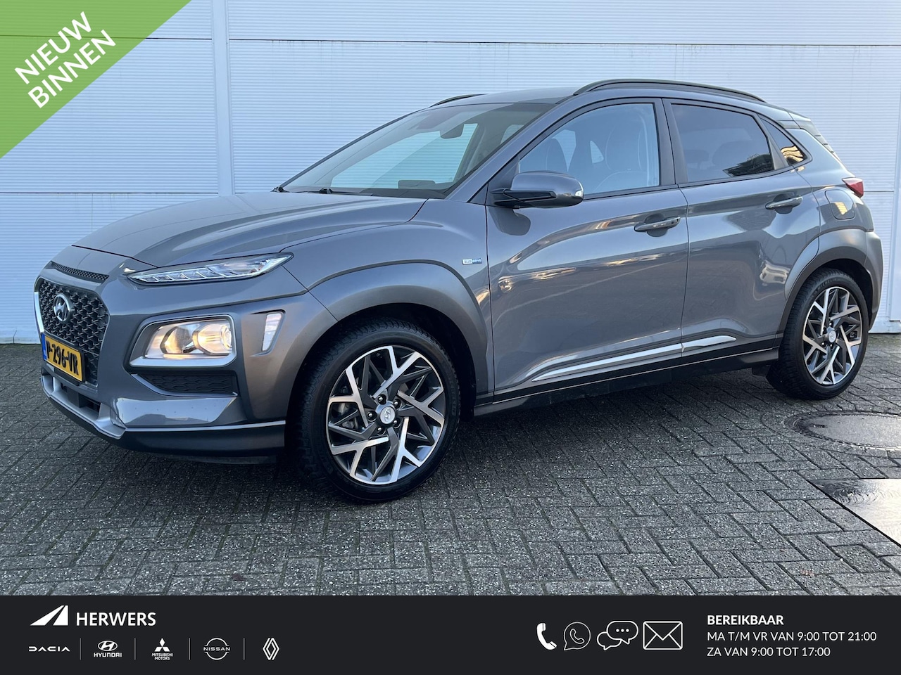 Hyundai Kona - 1.6 GDI HEV Fashion / airco (automatisch) / Apple Carplay/Android Auto / navigatiesysteem - AutoWereld.nl