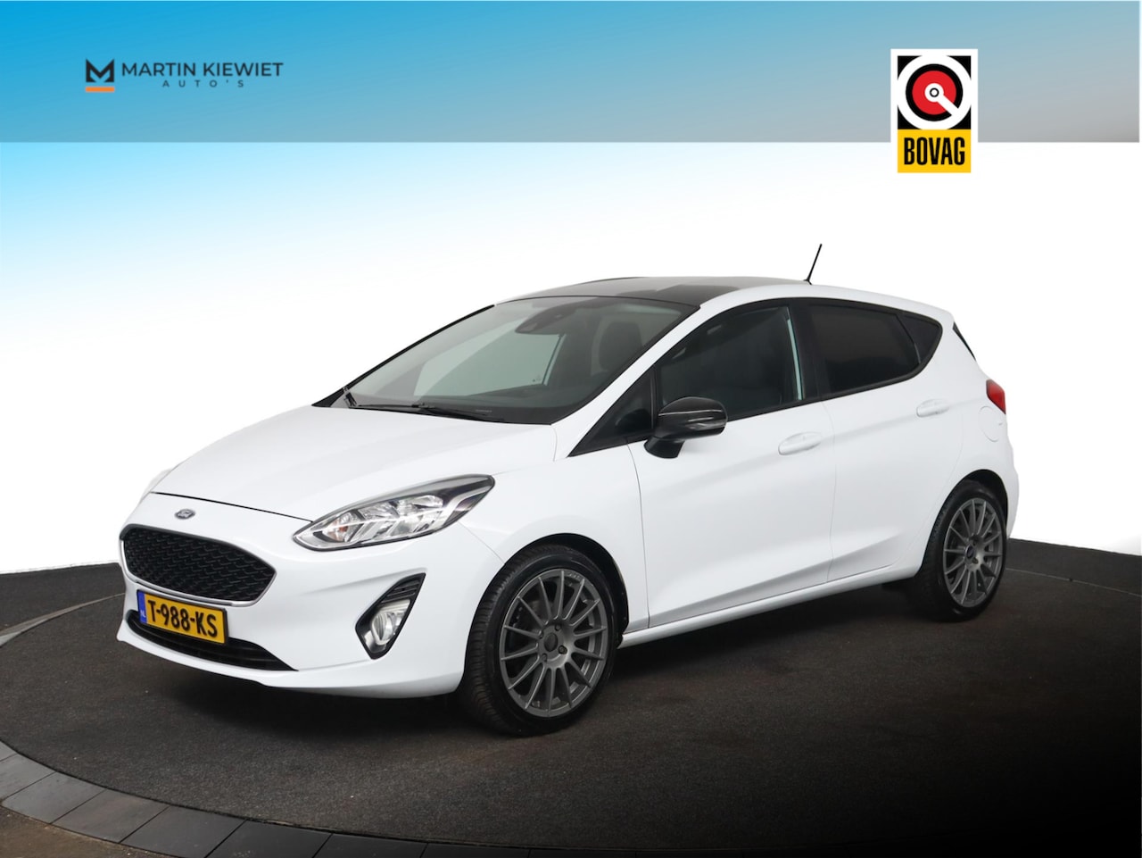 Ford Fiesta - 1.0 EcoBoost Titanium|Cruise|Carplay|Parkeersensoren|17" - AutoWereld.nl