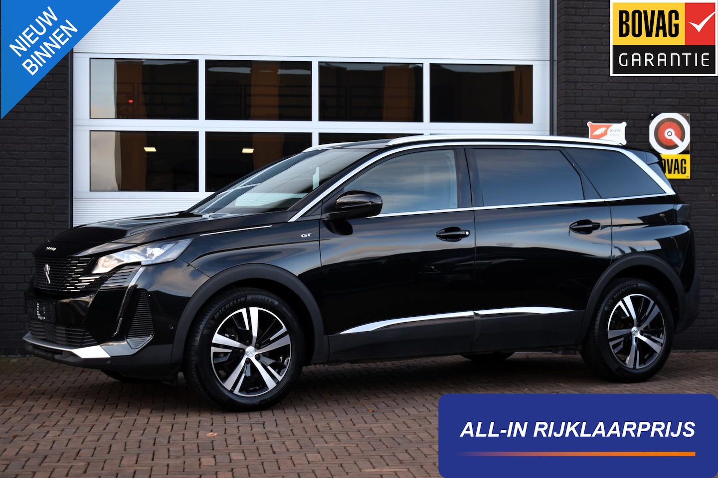 Peugeot 5008 - 1.2 PureTech 130PK Aut. GT | 7 Zits | LED | Navi | Camera | Incl. garantie - AutoWereld.nl