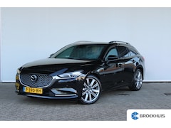 Mazda 6 Sportbreak - 2.5 SkyActiv-G 194 Luxury | Trekhaak | Head-up display | Stoelverwarming V+A | Luxe ledere