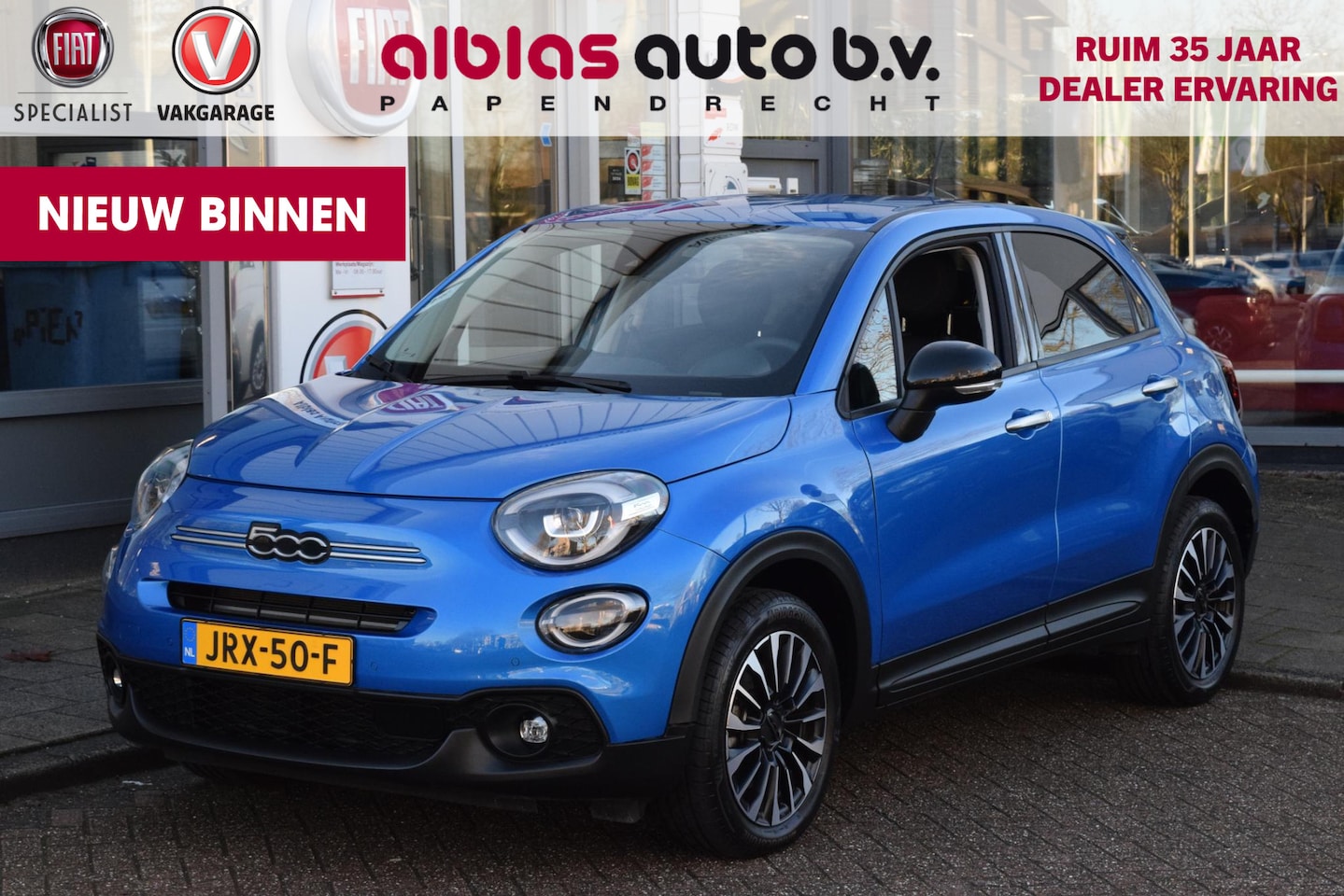 Fiat 500 X - 1.5 Hybrid|Cam.|Carplay|17"|Clima|13.000km! - AutoWereld.nl