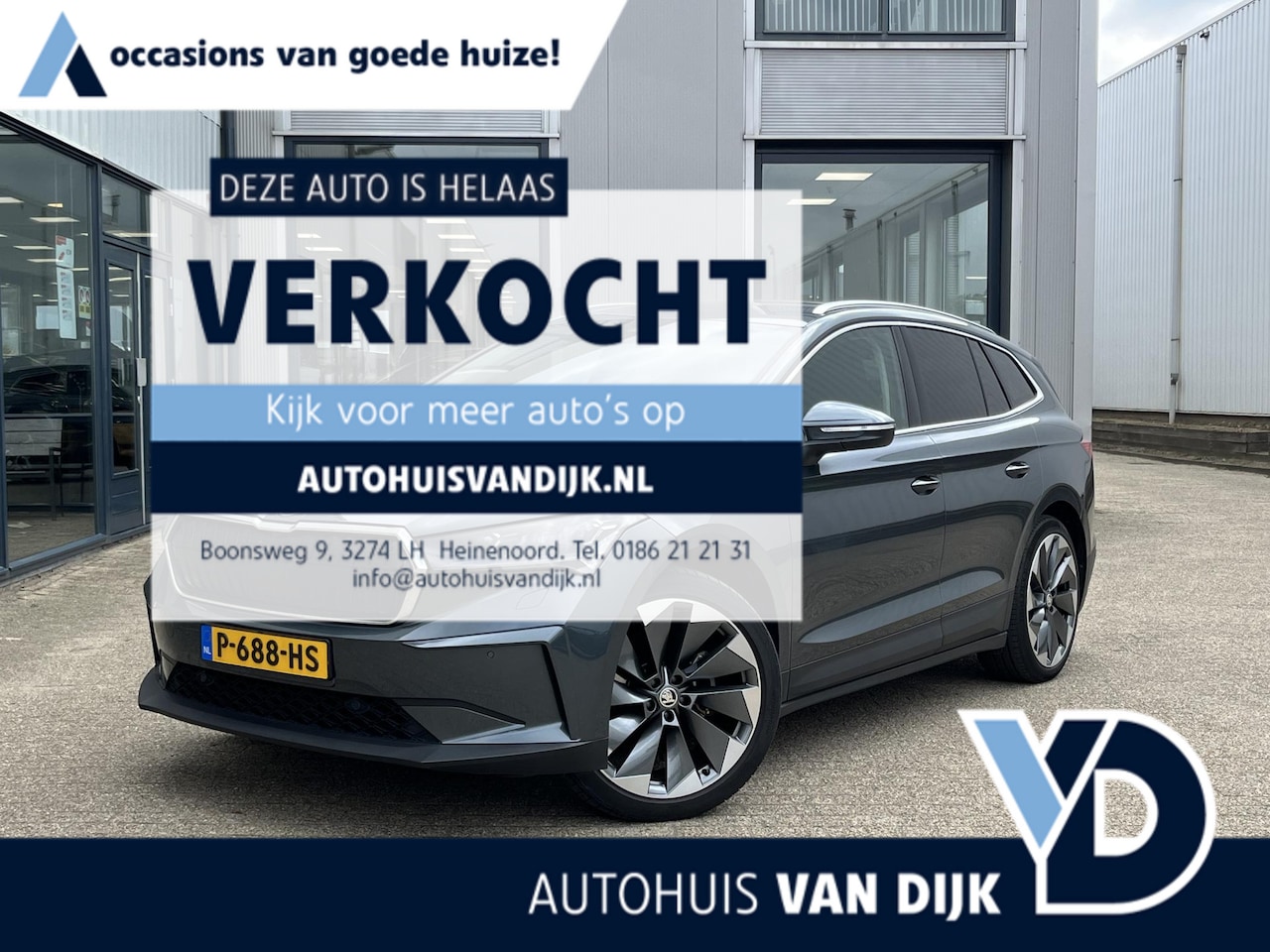 Skoda Enyaq iV - 60 | SOH 91%/voll.historie/Navi/Leder/Adapt.Cruise/Clima/Stoel+Stuurverw./21"/Apple CarPla - AutoWereld.nl