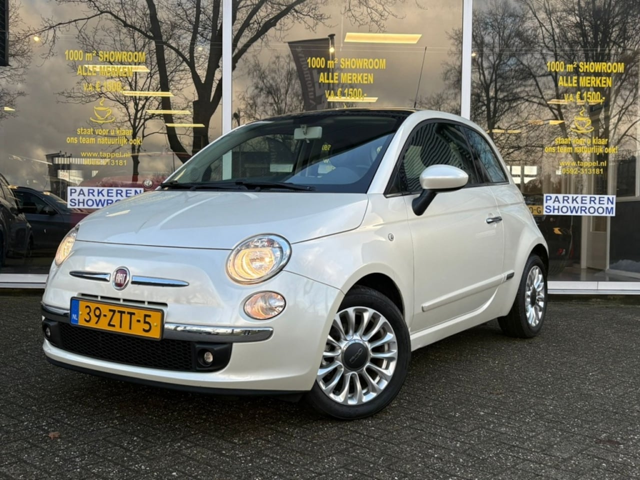 Fiat 500 - 1.0 TwinAir Lounge Airco/Scherm - AutoWereld.nl