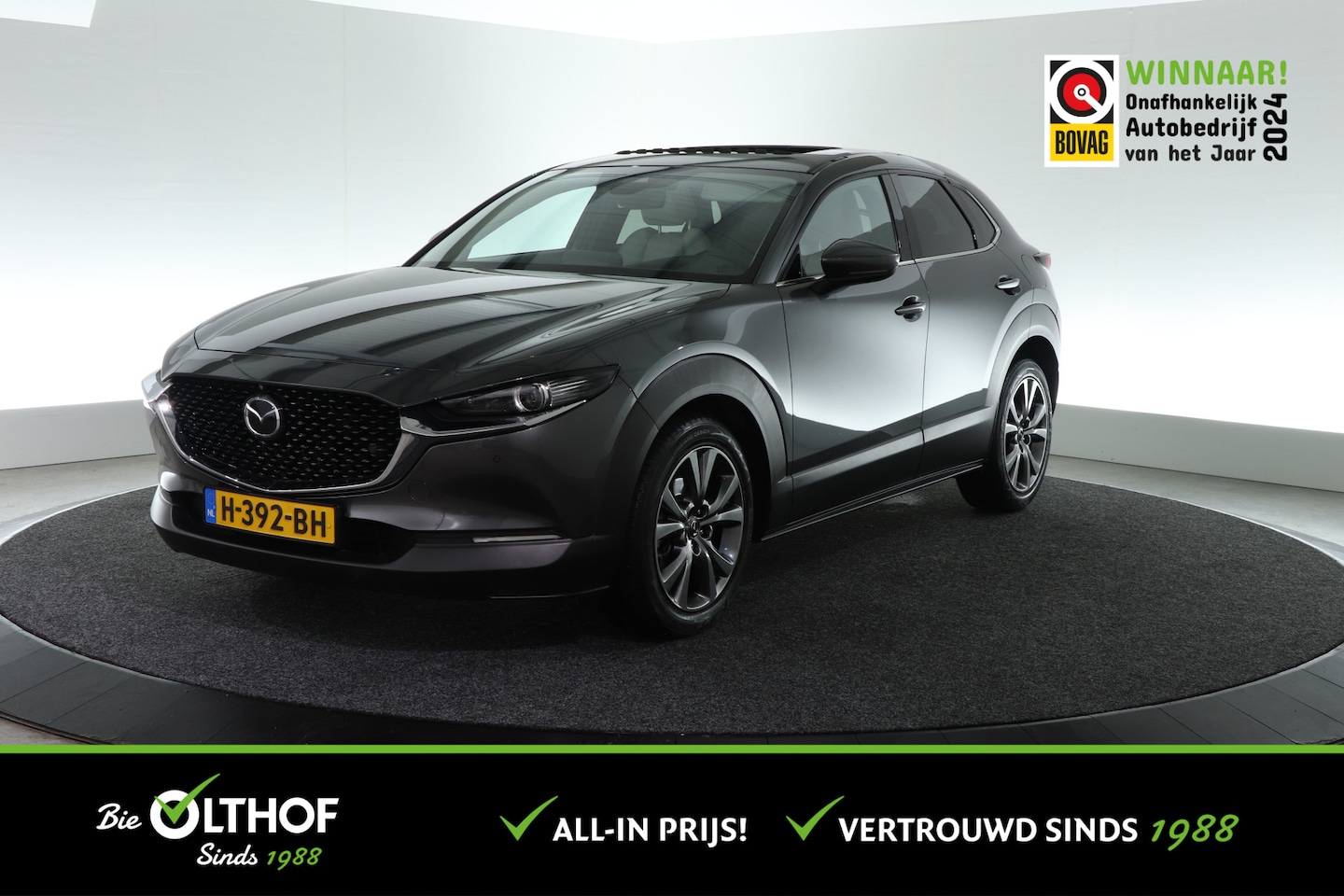Mazda CX-30 - 2.0 e-SkyActiv-X M Hybrid Luxury | AFN. TREKHAAK | SCHUIF-KANTEL | - AutoWereld.nl