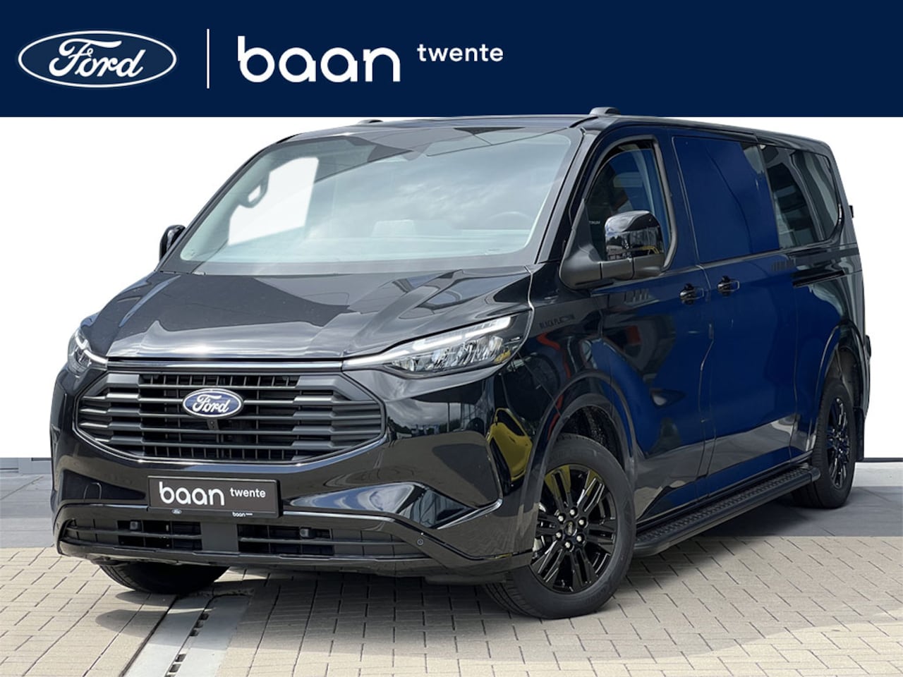 Ford Transit Custom - 320 2.5 PHEV L2H1 Black Platinum DC | 0,99% Fin. Lease | Leder | Driver Assistance Pack Ul - AutoWereld.nl