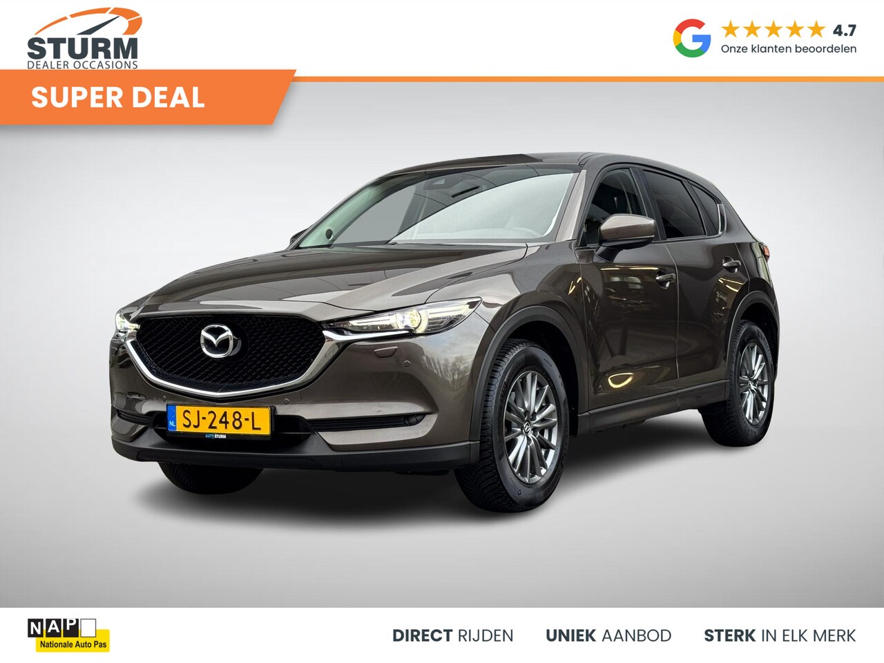 Mazda CX-5 - 2.0 SkyActiv-G 165 Skylease GT NL-Auto incl. Afneembare Trekhaak! - AutoWereld.nl