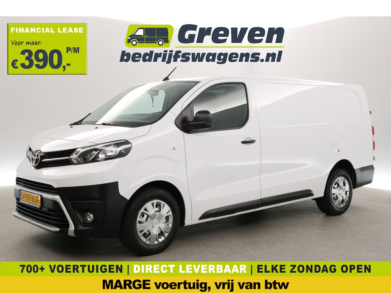 Toyota ProAce - 2.0 D-4D 145PK L3H1 | Euro6 | MARGE | 360° Camera | Airco | 3-Zits | Cruise | Carplay - AutoWereld.nl