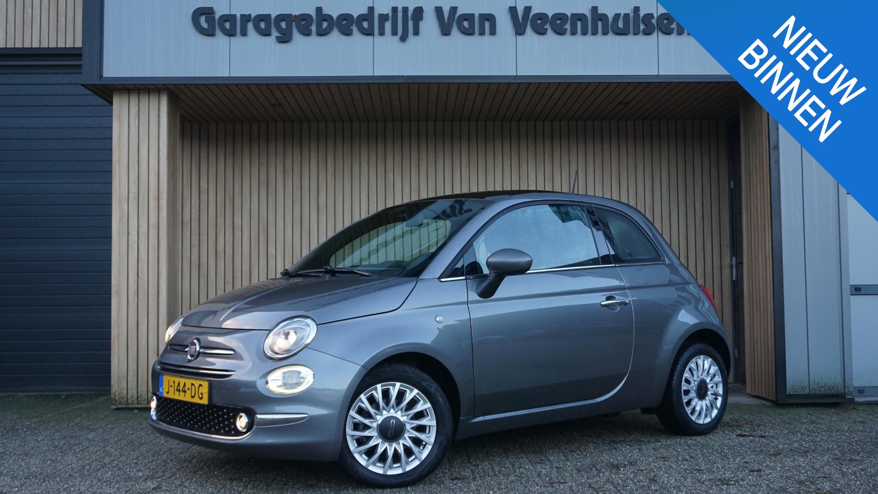 Fiat 500 - 1.0 70pk Hybrid Star Pano.Dak Virtual Cruise Control Sportstoelen H-Leder 33348km *NL auto - AutoWereld.nl