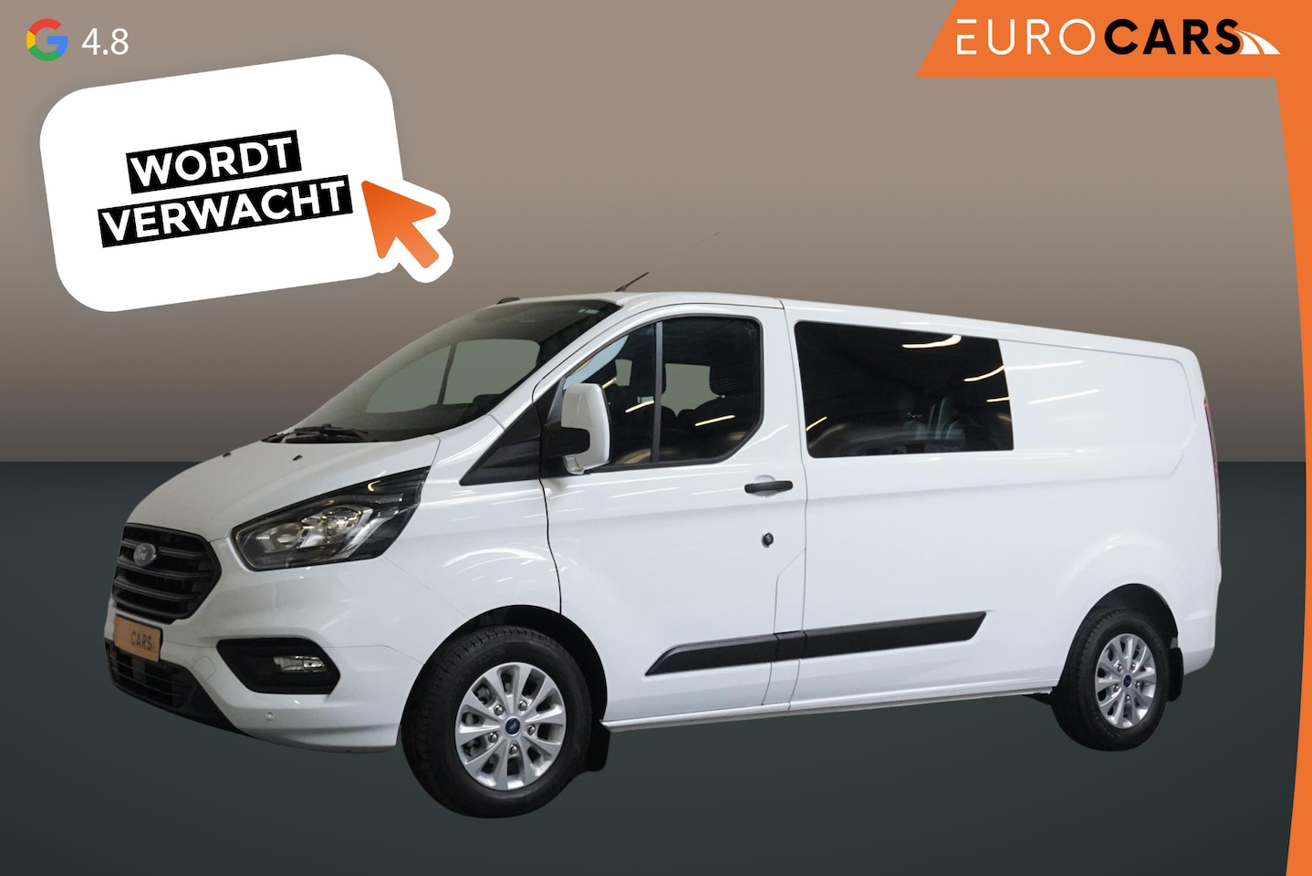 Ford Transit Custom - 300 2.0 TDCI L2H1 Trend Dubbele Cabine Automaat 5p | Airco | Navigatie | Bluetooth | Trekh - AutoWereld.nl