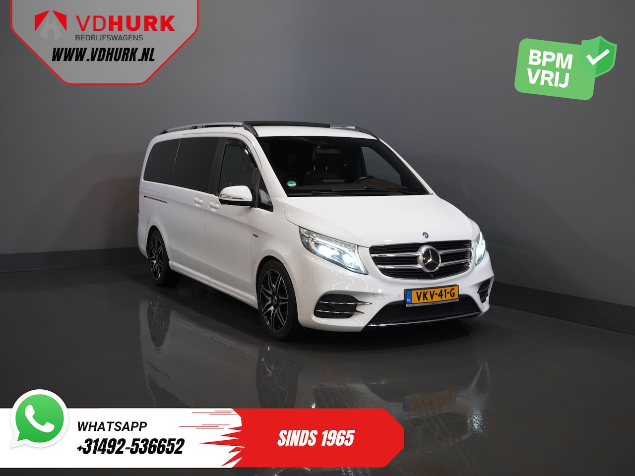 Mercedes-Benz V-klasse - 250d DC Dubbel Cabine Exclusive AMG/ Pano/ Stoelvent./ Mem.Stoelen/ Koelvak/ Adapt.Cruise/ - AutoWereld.nl