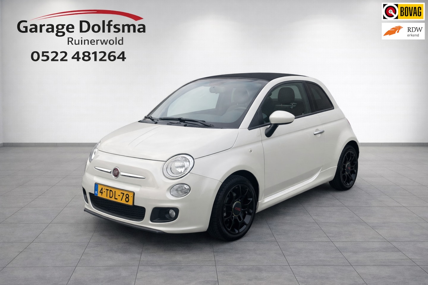 Fiat 500 C - 0.9 TwinAir 500S-Airco-16"LMV-PDC- - AutoWereld.nl